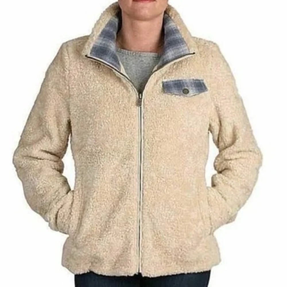 Pendleton Sherpa Teddy Zip Up Jacket S - Picture 11 of 12